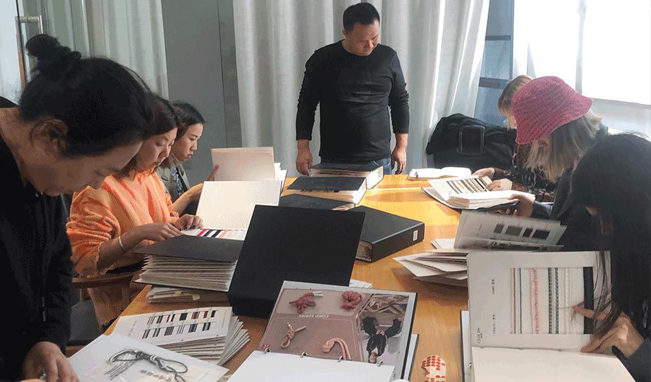 云彩织带在马丝菲尔总部织带产品推样案例